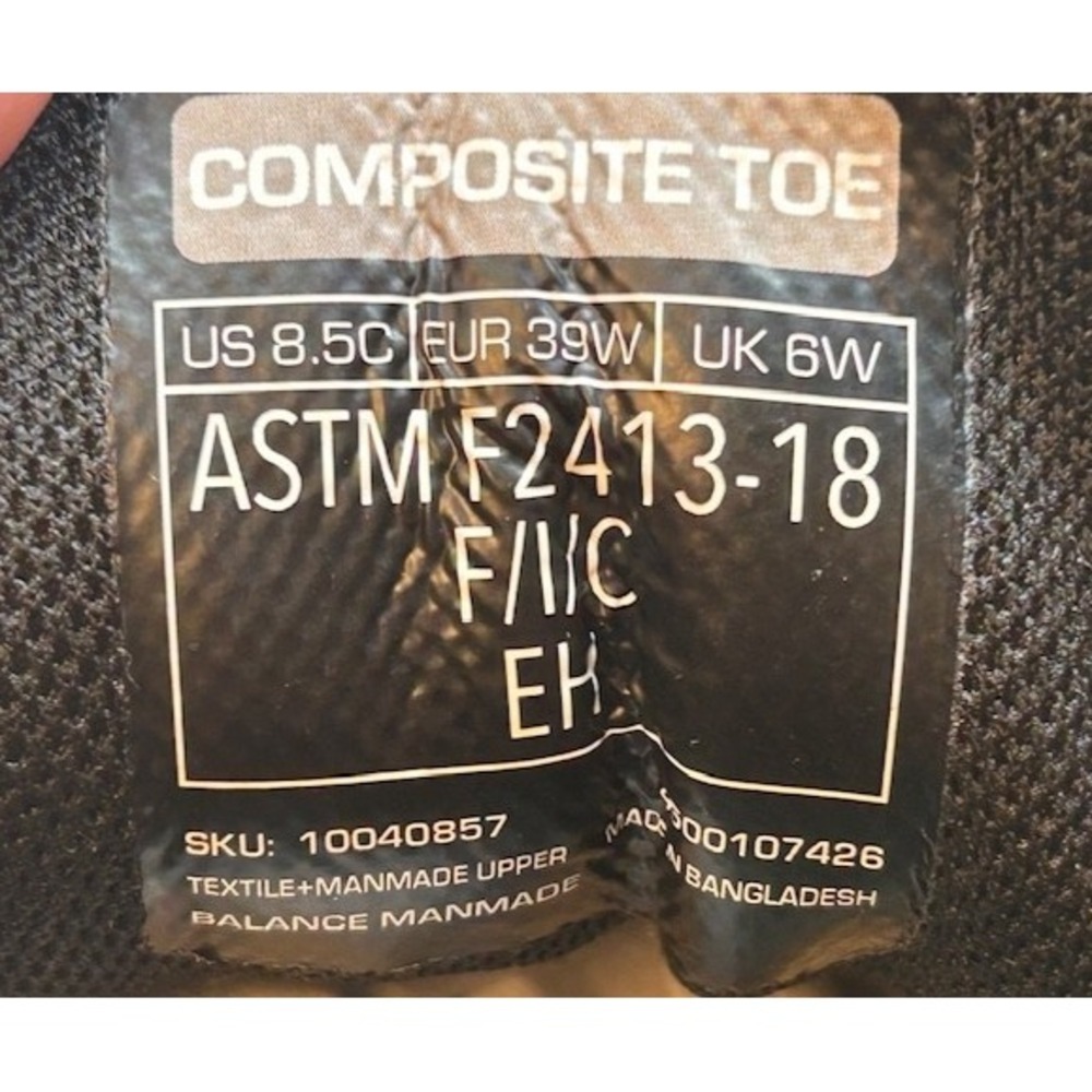 Ariat Women's Outpace Composite Toe EH Slip Resistant Safety Shoes NIB Size 8.5W - Picture 9 of 15